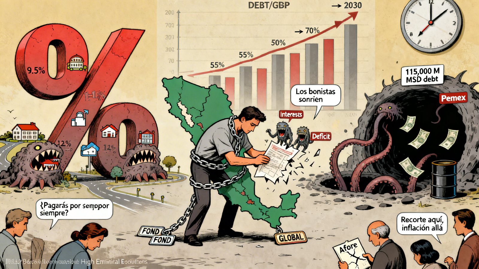 Déficit Histórico y Deuda Creciente